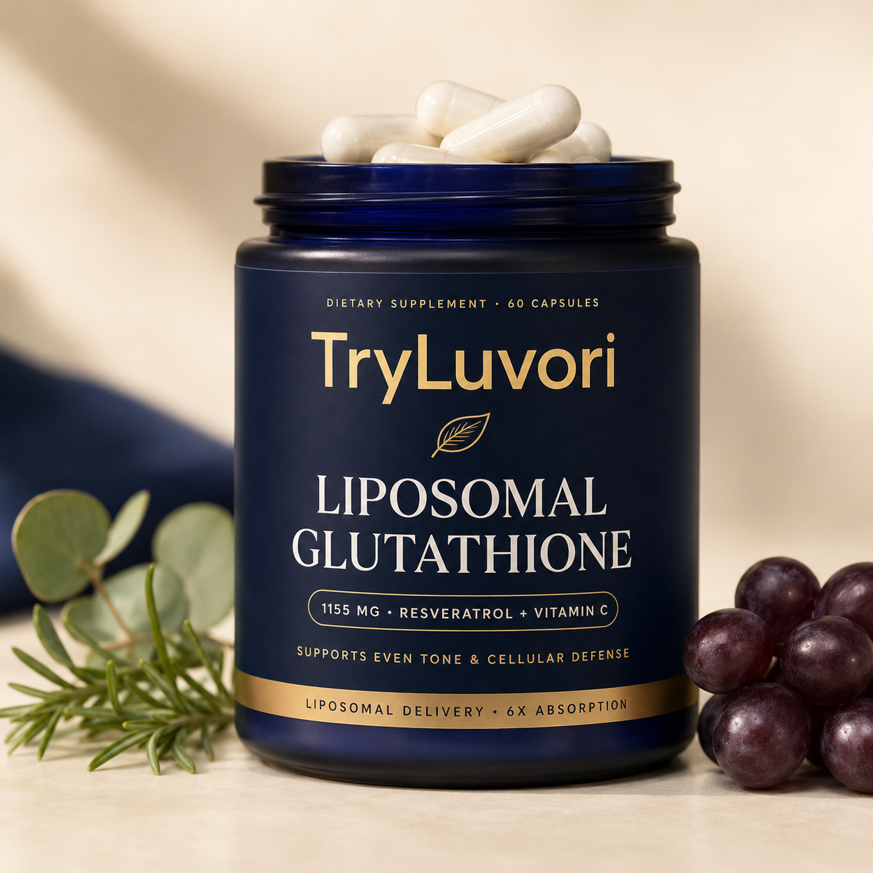 Liposomal Glutathione 1155mg — 90% Absorption