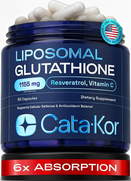 Liposomal Glutathione 1155mg — 90% Absorption | Skin, Inflammation & Cellular Defense